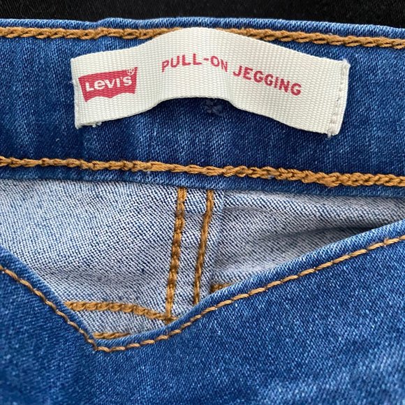 LEVIS PULL ON JEGGINGS (BLUE & BLACK PAIRS) TODDLER SIZE 2T - Picture 2 of 6